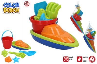 SET BATEAU 34CM + PELLE+MOULES