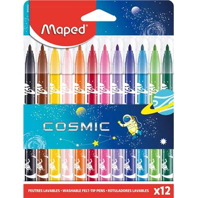ETUI 12 FEUTRES JUNGLE COSMIC