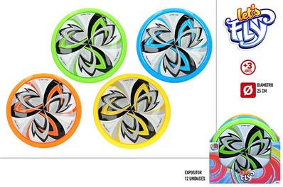FRISBEE 25 CM disp. de 12
