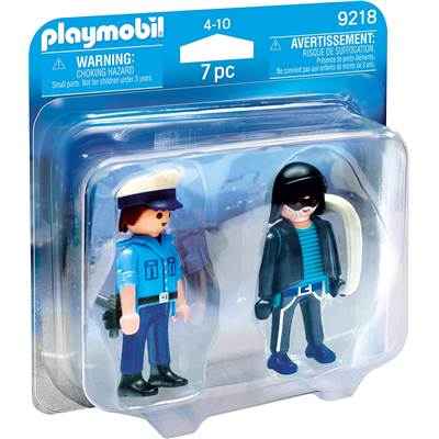PLAYMOBIL Duo Policier et voleur