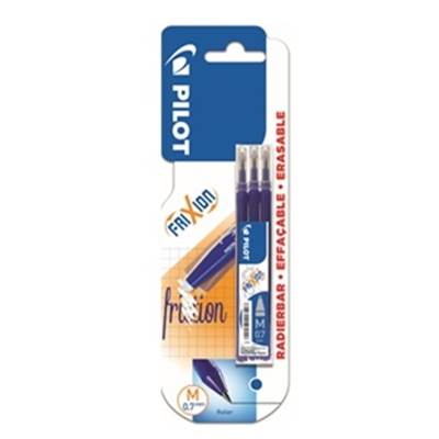 BL. 3 RECHARGES FRIXION BLEU