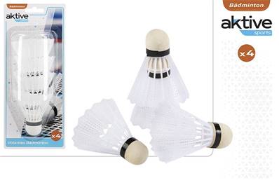 BL. 4 VOLANTS BADMINTON