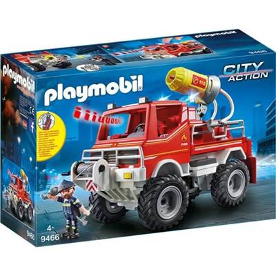 4x4 de pompier avec lance-eau