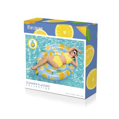 ILE GONFLABLE PARFUMEE CITRON 176X123