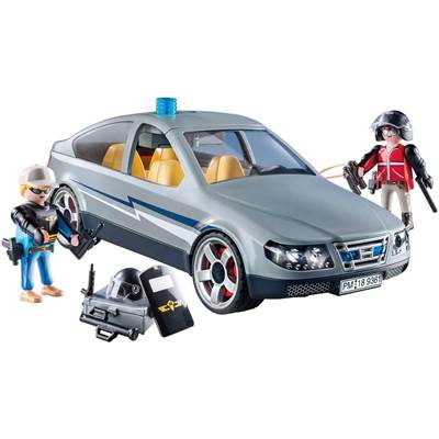 Voiture banalisée avec policiers en civil