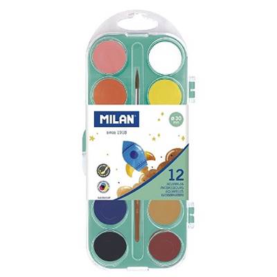 BOITE DE PEINTURE 12 GODETS