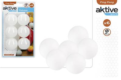 BL. 6 BALLES PING PONG