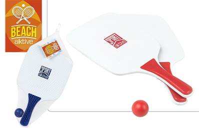 RAQUETTE DE PLAGE SPORT BOIS