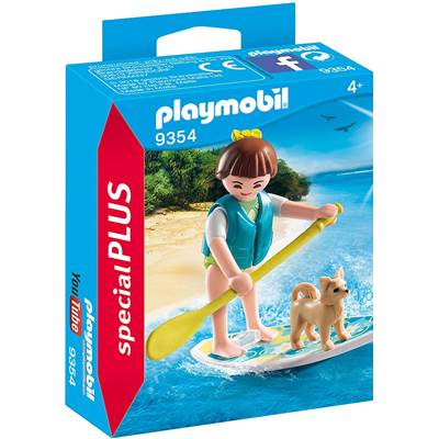 Sportive avec paddle