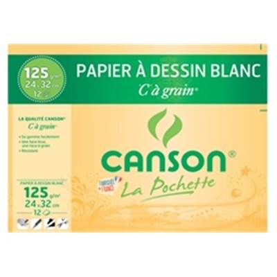 POCHETTE CANSON DESSIN 125 GR