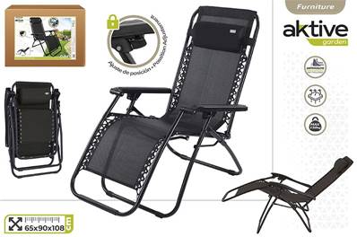 FAUTEUIL LIT TEXTILENE NOIR