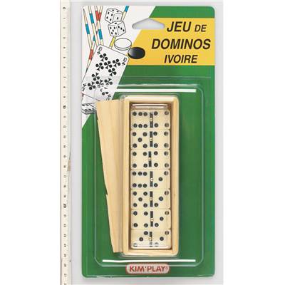 BL. DOMINOS IVOIRE + PLUMIER BOIS