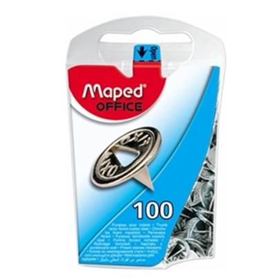 BOITE 100 PUNAISES ACIER