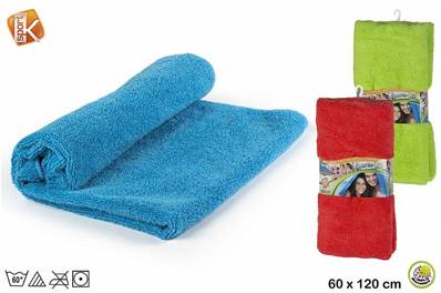 SERVIETTE MICROFIBRE UNIE 60X120