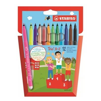 ETUI 12 FEUTRES STABILO AZ