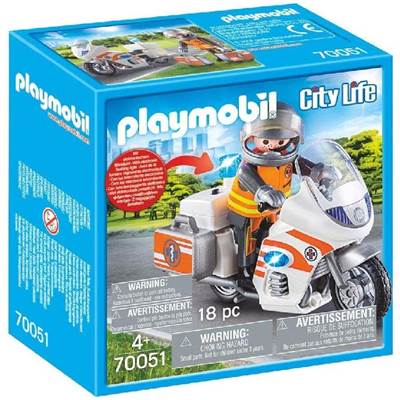 Urgentiste et moto