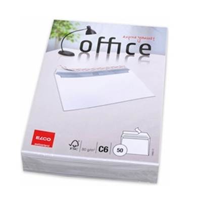 PT. 50 ENV. C6 AUTO ADH. BLANC