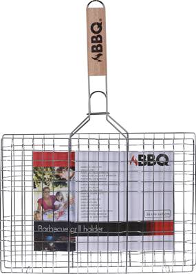 GRILLE A BBQ POIGNEE BOIS 34X24X48