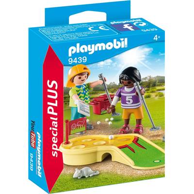 Enfants et minigolf