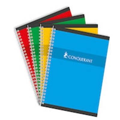 CAHIER R.I. CONQ7 180P 5 X 5 210X297