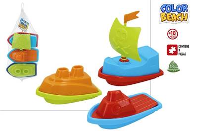 SET 3 BATEAU DE PLAGE