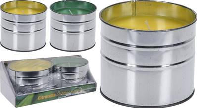 BOUGIE CITRONELLE 8X9 PACK DE 2