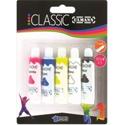 BL. 5 TUBES GOUACHE PRIMAIRE