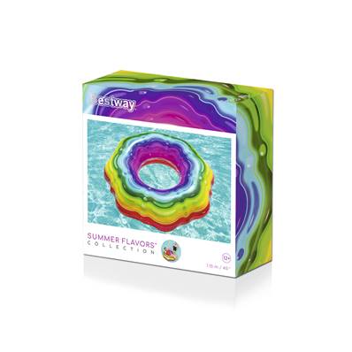 BOUEE RONDE ARC EN CIEL D115 CM